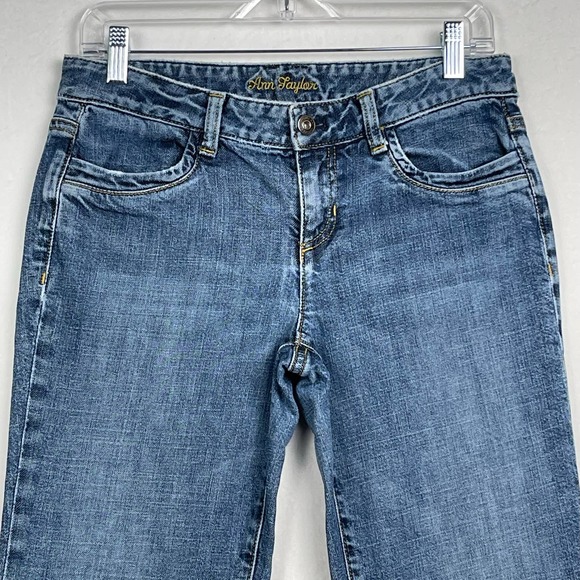 ANN TAYLOR Modern Fit Jeans Lindsay Waist Bootcut Low Rise Jeans w/ stretch SZ 6 - Picture 2 of 14